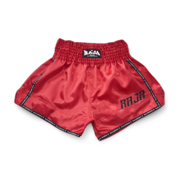 RAJA ラジャ キックパンツ ムエタイ ショーツ  RTB29-2 RAJA MuayThai Shorts (Red) レッド